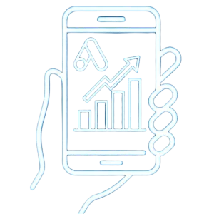 Image showing that the ad account is fully under the client's control and can be monitored from their phone